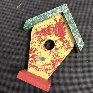 Vintage Collection Rustic Hand painted Birdhouse